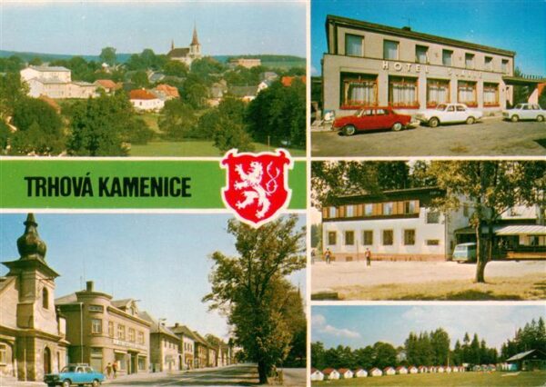 Trhova Kamenice CZ Panorama Hotel Jednoty slave Chata Elektroproga Hlinska u ryb