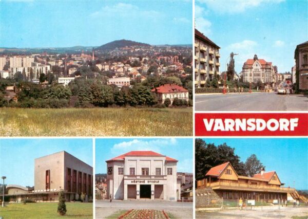 Varnsdorf Warnsdorf CZ Celkovy pohled Trida marsala Koneva Hotel Panorama Mestsk