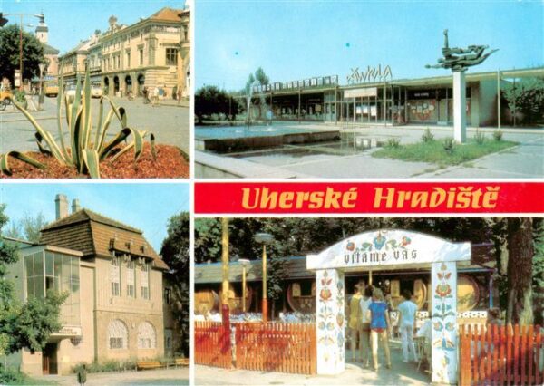 Uherske Hradiste Ungarisch-Hradisch CZ Okresni mesto v Dolnomoravskem uvalu na r