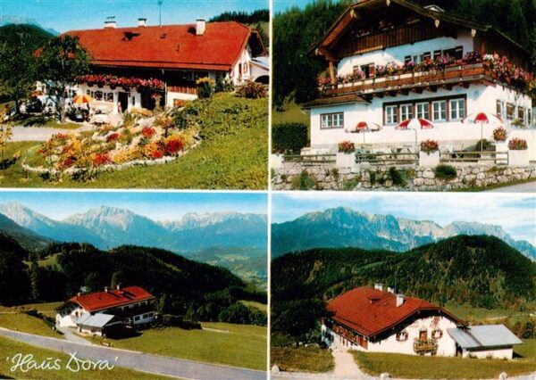 Oberau  Berchtesgaden Berggasthof Haus Dora Teilansichten