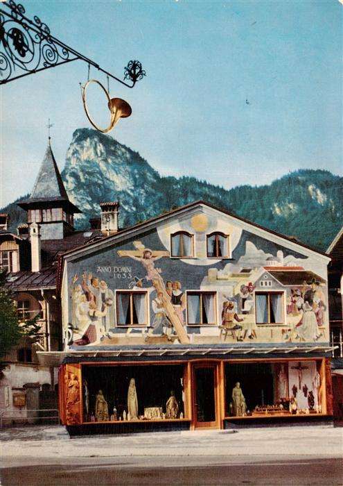 Oberammergau Haus Heinzeller Dorfplatz