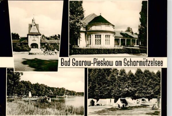 Pieskow Bad Saarow Kirche Kurheim Scharmuetzelsee Zeltplatz