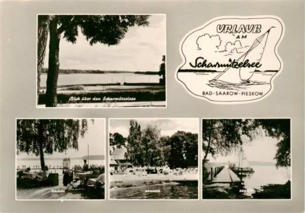Pieskow Bad Saarow Am Scharmuetzelsee Baden Sonnen Segeln