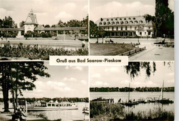 Pieskow Bad Saarow Kurhaus Fahrgastschiff Mole