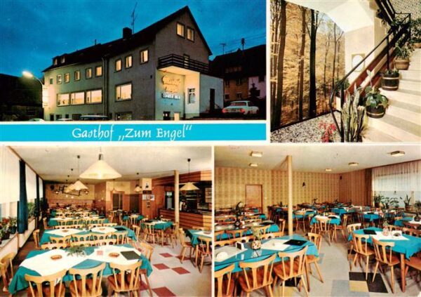 Rechtenbach Spessart Gasthof Zum Engel Gastraeume Treppe