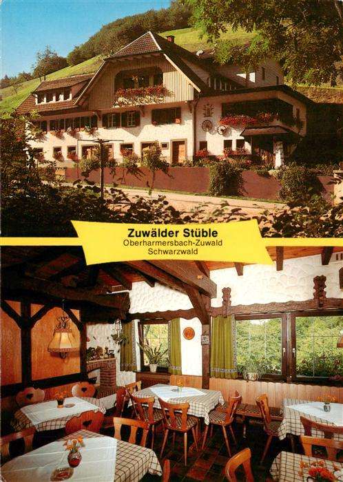 Oberharmersbach Gasthaus Zuwaelder Stueble Gaststube