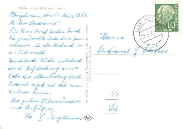 Wesel  Rhein Kirche zu den Hl Engeln – Bild 2