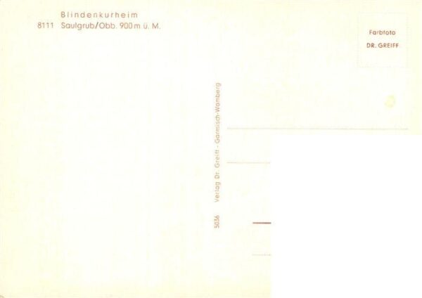 Saulgrub Blindenkurheim – Bild 2