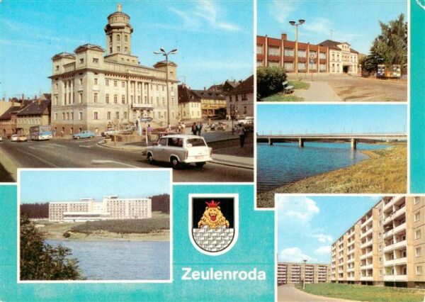 Zeulenroda-Triebes Rathaus FDGB Erholungsheim Talsperre Kreiskulturhaus DSF Brue
