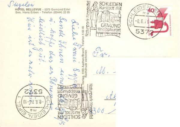 Gemuend Eifel Hotel Bellevue – Bild 2