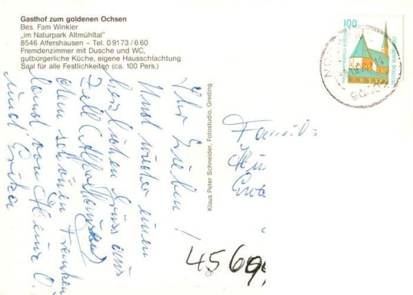 Alfershausen Gasthof zum goldenen Ochsen – Bild 2