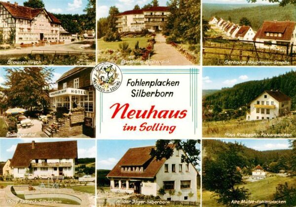 Neuhaus Solling Brauner Hirsch Parkhotel Dusterdiek Gerhardt Hauptmann Strasse S