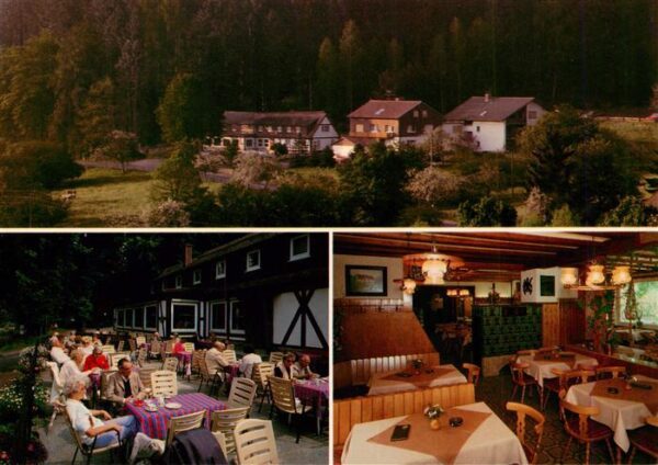 Bad Orb Cafe Waldfriede Gaestehaus Terrasse Gaststube