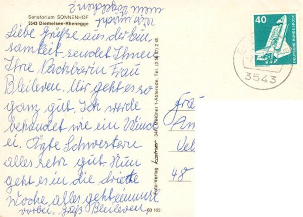 Rhenegge Diemelsee Sanatorium Sonnenhof – Bild 2