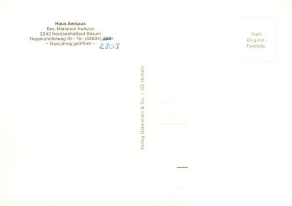 Buesum Nordseebad Haus Awiszus – Bild 2