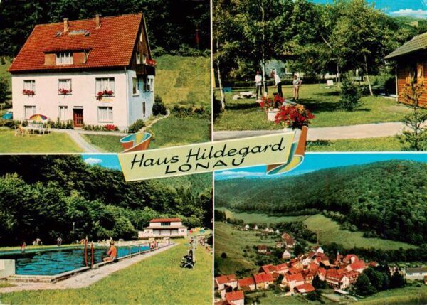 Lonau Haus Hildegard Schwimmbad Minigolf Panorama