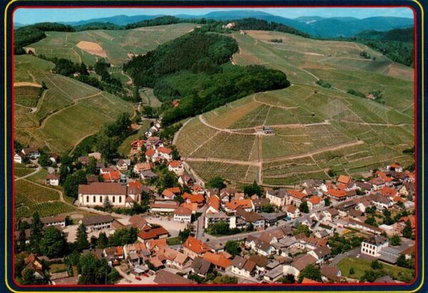 Durbach Schwarzwald Offenburg Fliegeraufnahme
