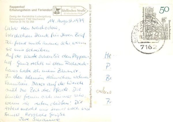 Gschwend Backnang Rappenhof Erholungsheim und Feriendorf – Bild 2