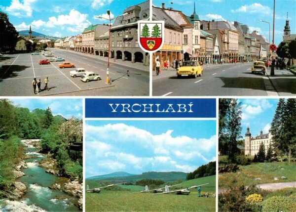 Vrchlabi Hohenelbe CZ Gottwaldovo namesti Trida Lenina Jarni partie Sportovni le