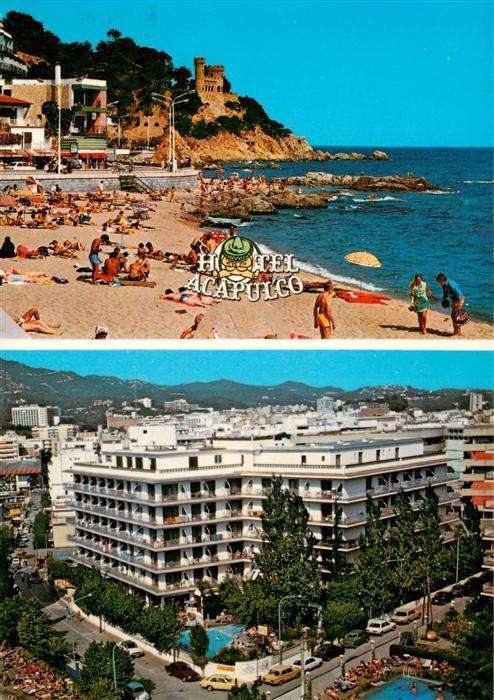 Lloret de Mar Hotel Acapulco Strand Panorama