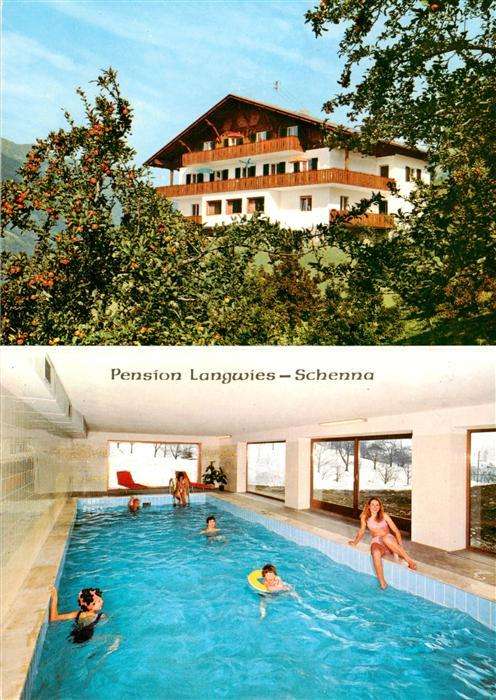 Schenna Meran Trentino IT Pension Langwies Hallenbad