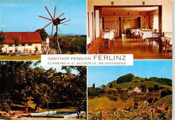 Gamlitz Gasthof Pension Ferlinz Eckberg an der Suedsteir Weinstrasse Gaststube S
