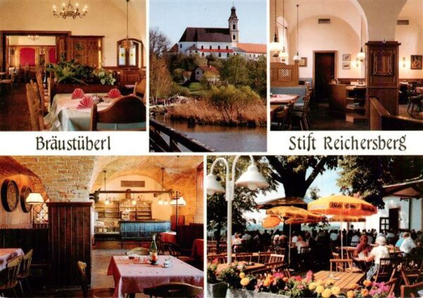 Reichersberg Inn Oberoesterreich AT Braeustueberl Stift Reichersberg Gastraeume