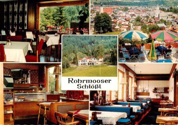 Schladming Obersteiermark AT Rohrmooser Schloessl Cafe Restaurant Gastraeume Pan
