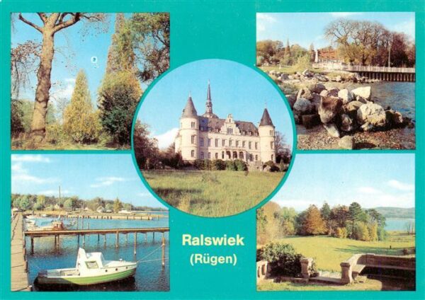 Ralswiek Park Schloss Jasmunder Bodden Naturbuehne