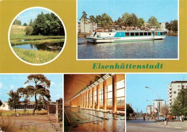 Eisenhuettenstadt An den Goldfischteichen MS Friedensgrenze Freizeitinsel Schwim
