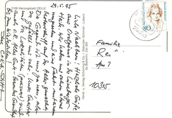 Celle  Niedersachsen Ortspartien Schloss – Bild 2
