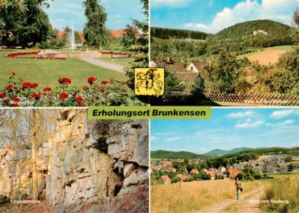Brunkensen Alfeld Buergerpark Lippoldshoehle Blick vom Reuberg Blick zum Kikedal