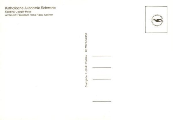 Schwerte Kath Akademie Kardinal Jaeger Haus Fliegeraufnahme – Bild 2