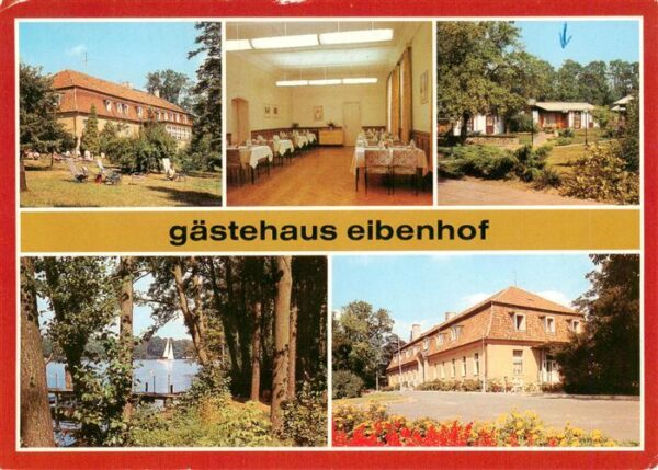 Pieskow Bad Saarow Gaestehaus Eibenhof Gastraum Seepartie Park