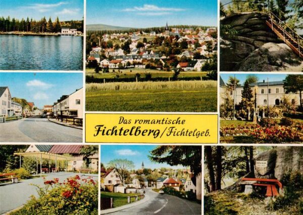 Fichtelberg Fichtelgebirge Bayreuth Fichtelsee Strassenpartien Panorama Rathaus