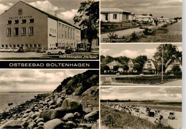 Boltenhagen Ostseebad FDGB Erholungsheim Fritz Reuter FDGB Urlauberdorf Kurpark