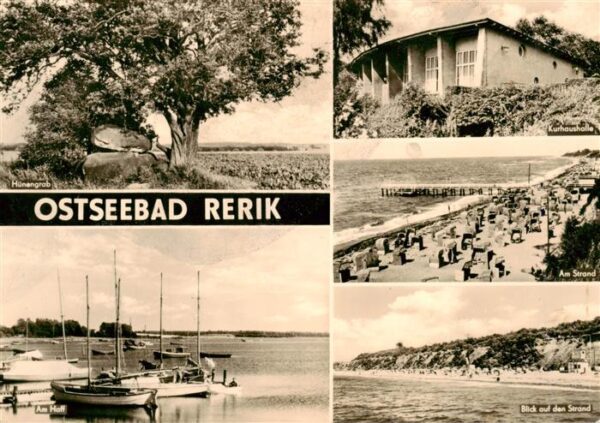 Rerik Ostseebad Huenengrab Kurhaushalle Strand Promenade Am Haff