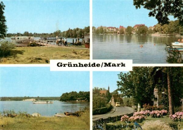 Gruenheide Mark Altbuchhorst Anlegestelle Am Peetzsee Fangschleuse Karl Marx Str