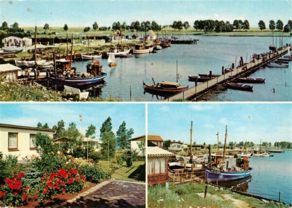 Kirchdorf Poel Fischerhafen am Kirchsee Schwarzer Busch Bungalows Hafen