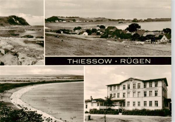 Thiessow Ostseebad Ruegen Strandpatien Kurhaus Strandhotel