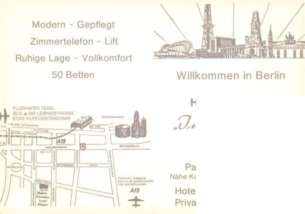 Berlin Hotel Pension Insel Ruegen Restaurant Fremdenzimmer – Bild 2