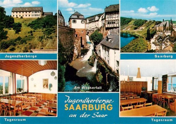 Saarburg Saar Jugendherberge Tagesraum Wasserfall Ortsansicht