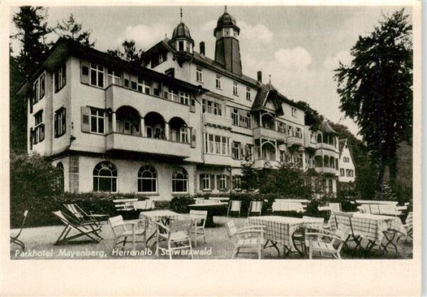 Herrenalb Bad Herrenalb Parkhotel Mayenberg Gartenterrasse