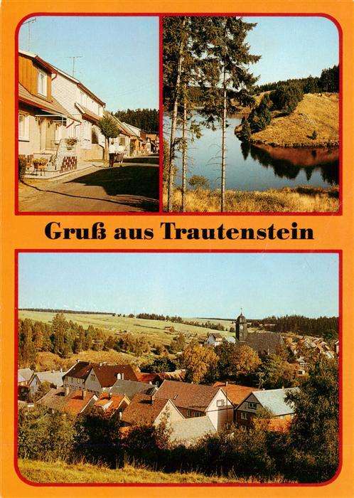 Trautenstein Harz Saegemuehlenstrasse Vorbecken Rappbode uebersicht