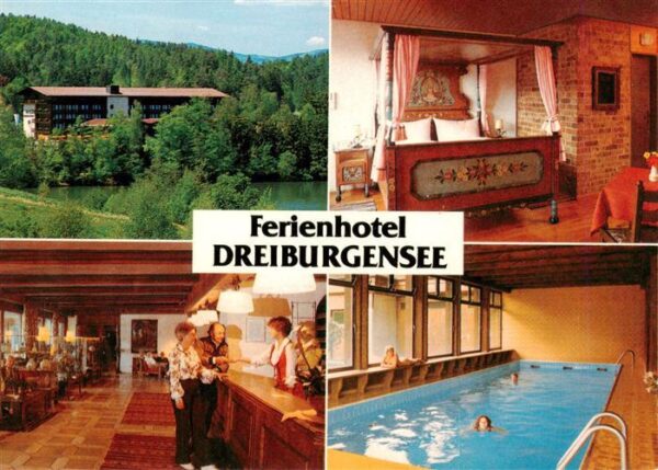 Tittling Ferienhotel Dreiburgensee Rezeption Fremdenzimmer Hallenbad
