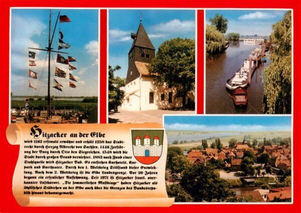 Hitzacker Elbe Historie Kirche Kanal Ortspanorama