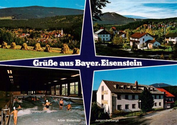 Bayerisch Eisenstein Panorama Jugendherberge Arber Wellenbad Hallenbad