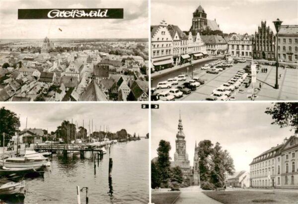 Greifswald Platz der Freundschaft Hafen Rubenow-Platz