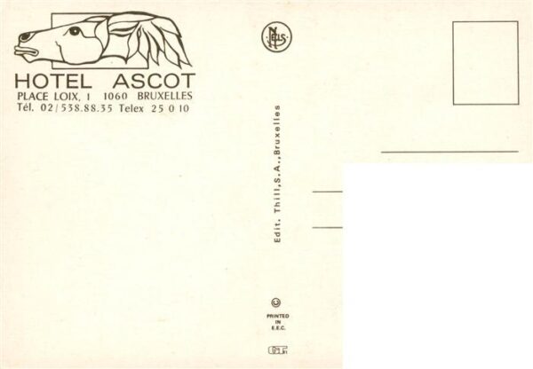 Bruxelles Bruessel Hotel Ascot – Bild 2