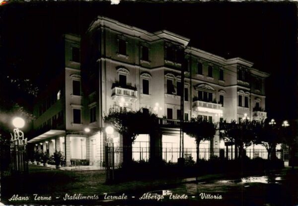 Abano Terme Veneto IT Stabilimento Termale Albergo Trieste Vittoria